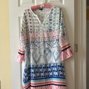 Coco + Carmen Multicolor Long Sleeve Dress